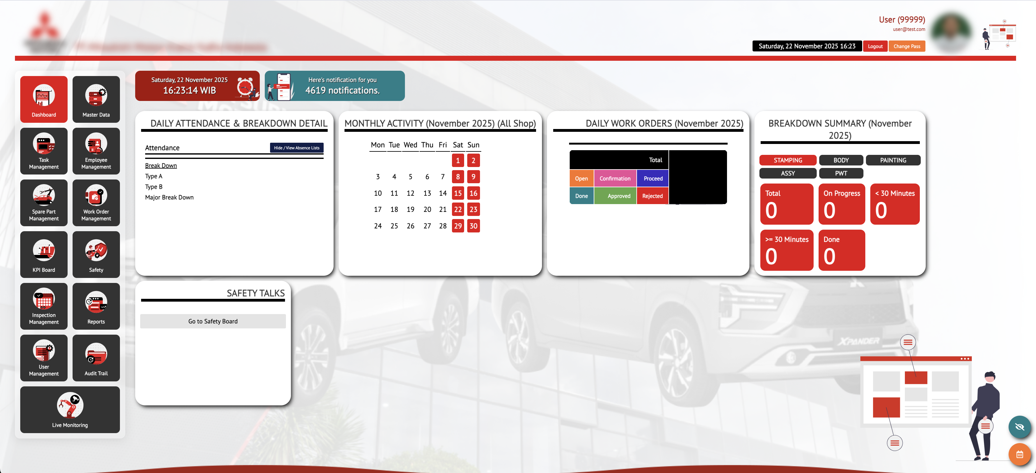 Integrated Maintenance System (IMMS)
